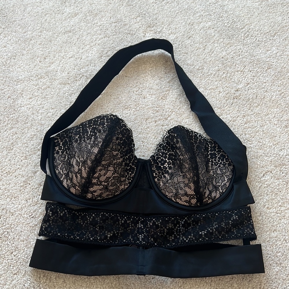 Victoria's Secret Very Sexy 32DD Balconet Longline Bra